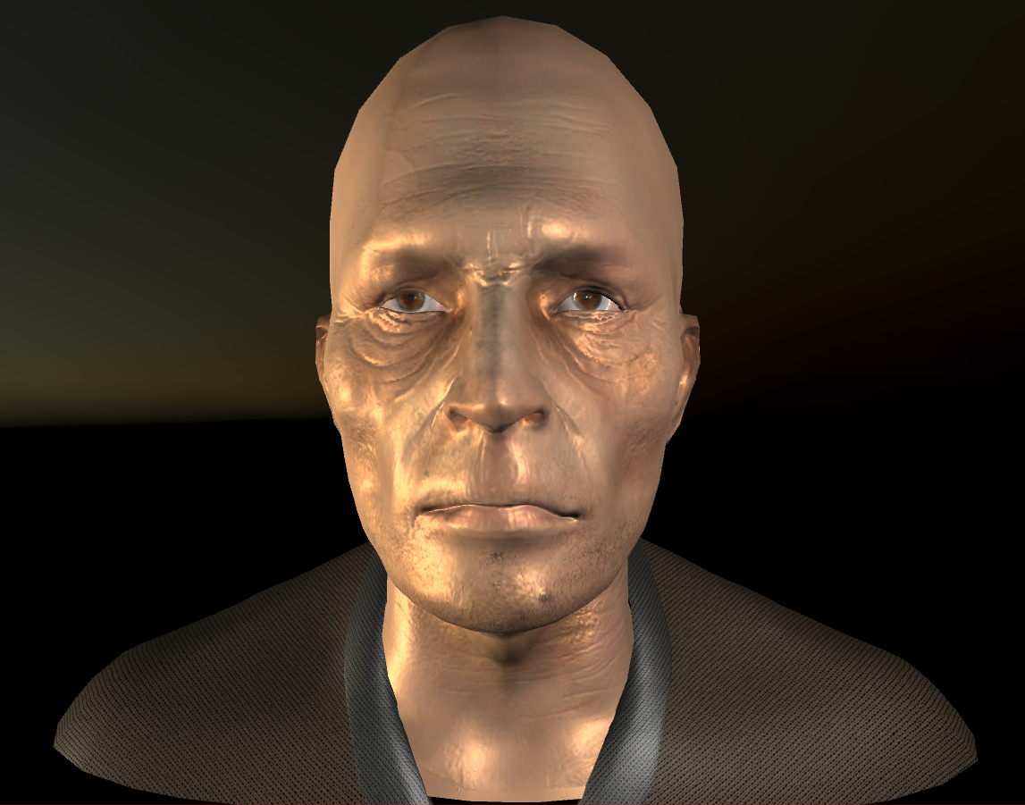 Meshes dos olhos.